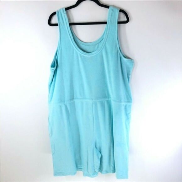 Denim & Co. Terry Romper Sleeveless
Pockets size 1X NWOT - Picture 3 of 9
